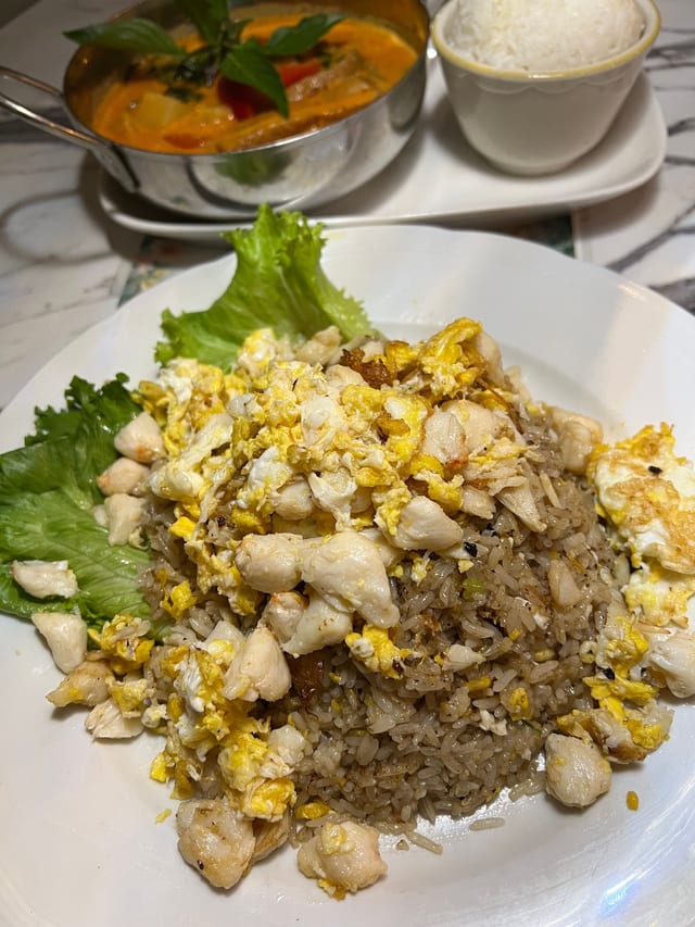 Crabmeat Fried Rice.