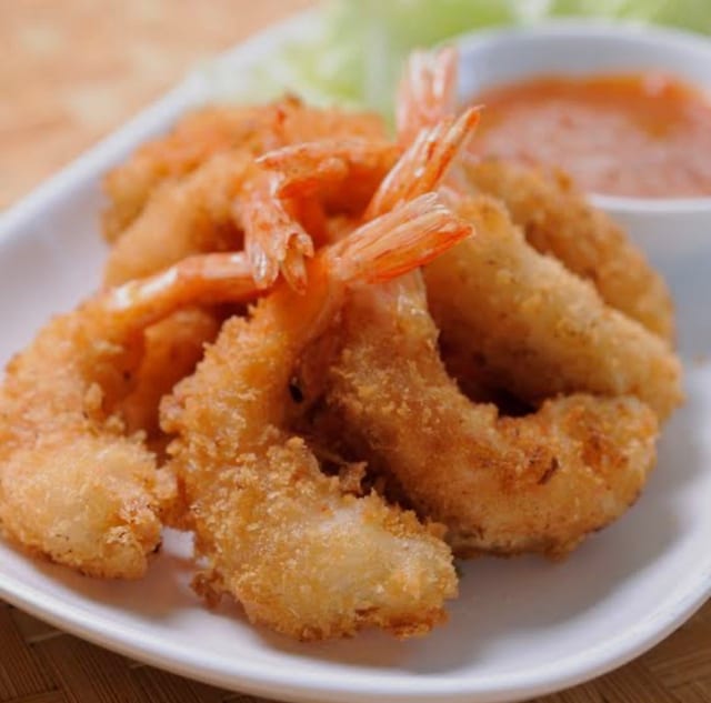 Golden Crunch Shrimp.