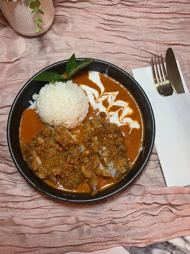 Pork Katsu on Rice - Khao Soi Curry.