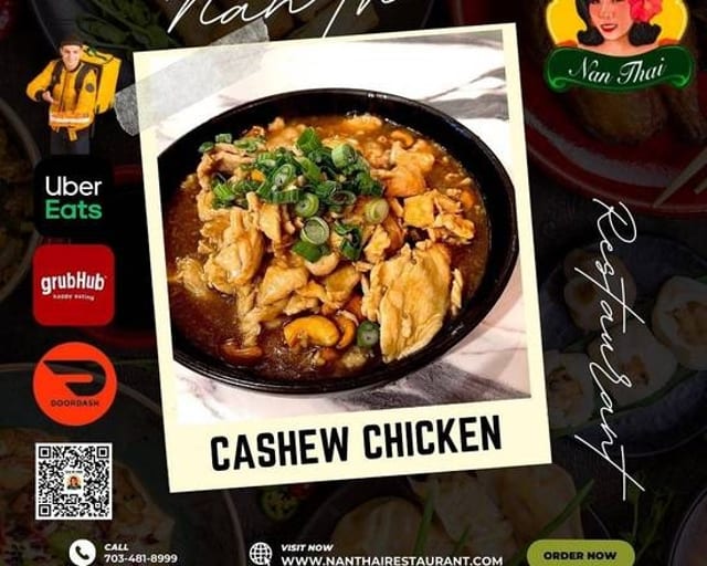 Cashew Nuts ผัดไก่ใส่เม็ดมะม่วง.